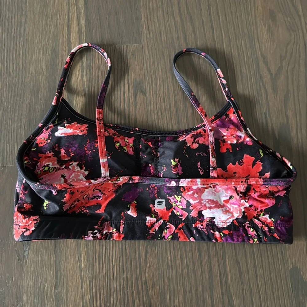 Fabletics Floral Impasto Sports Bra | M